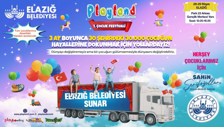 Elazığ'da çocuk festivali düzenlenecek